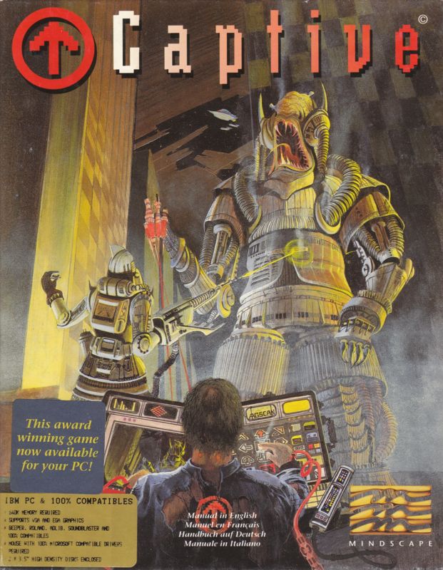 Front Cover for Captive (DOS)