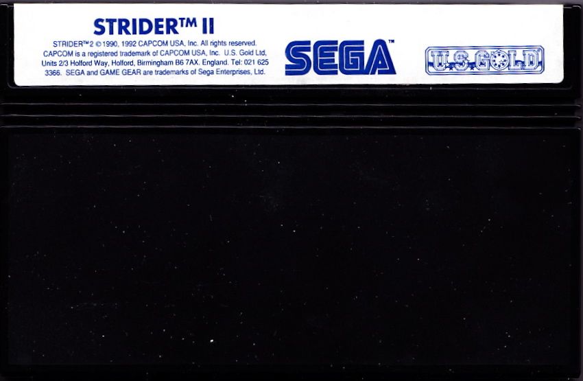 Media for Strider 2 (SEGA Master System)