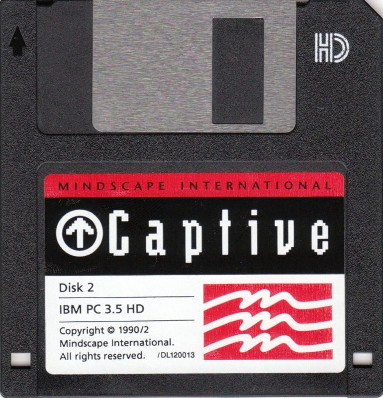 Media for Captive (DOS): Disk 2/2