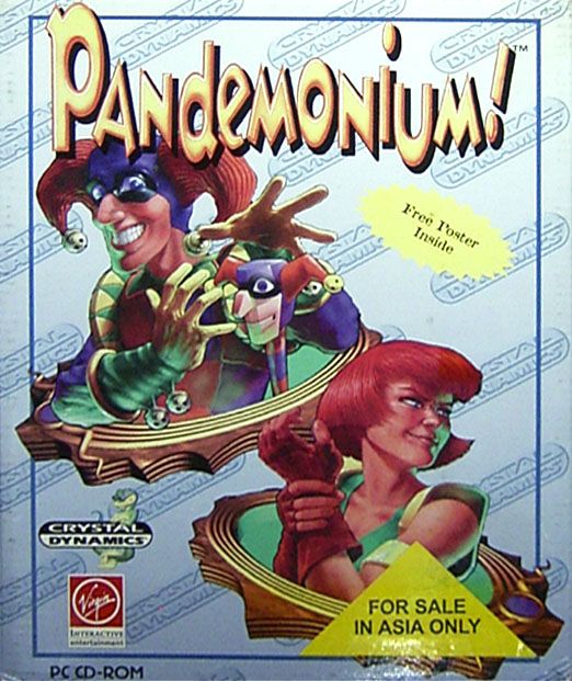 Front Cover for Pandemonium! (Windows) (Asian release)
