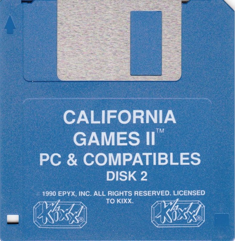 Media for California Games II (DOS) (KIXX Release): Disk 2/2
