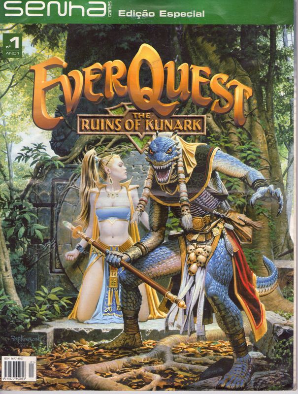 Front Cover for EverQuest: The Ruins of Kunark (Windows) (Senha Games #1 covermount)