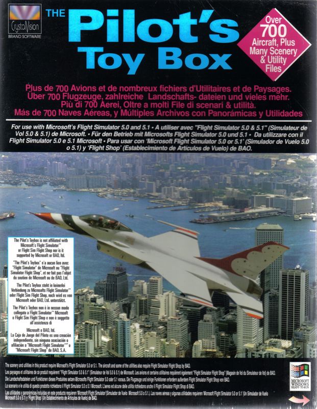 Front Cover for The Pilot's Toy Box (DOS and Windows 3.x) (Version 2.01)