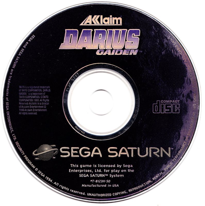 Media for Darius Gaiden (SEGA Saturn)