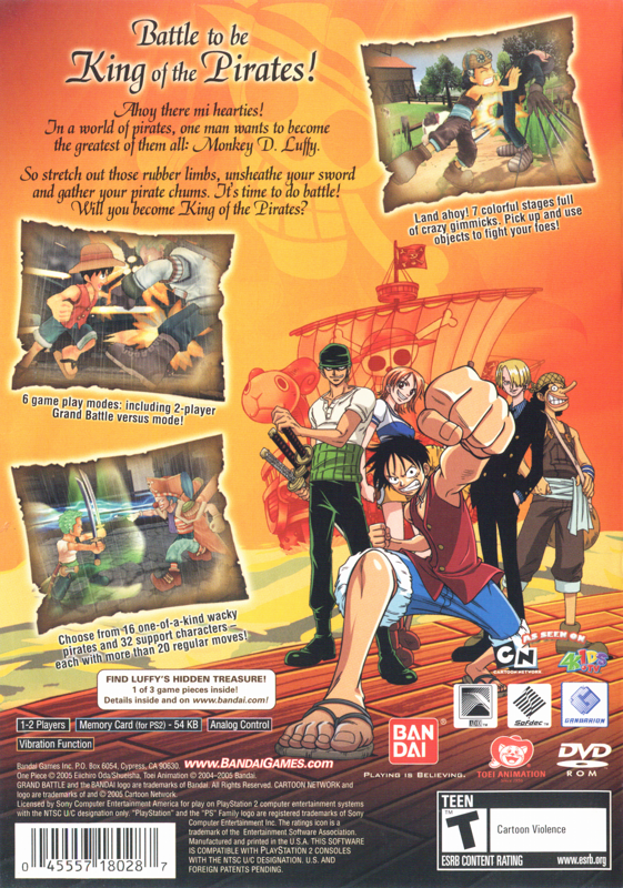 One Piece: Grand Adventure PS2 Front cover