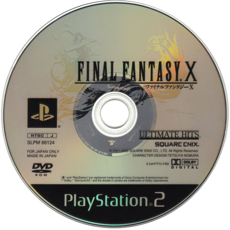 Media for Final Fantasy X/X-2 Ultimate Box (PlayStation 2): Final Fantasy X - Disc