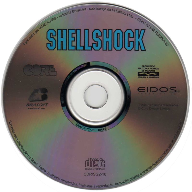 Shell Shock Dos Shellshock cover or packaging material - MobyGames