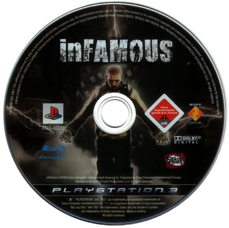 Media for inFAMOUS (PlayStation 3)