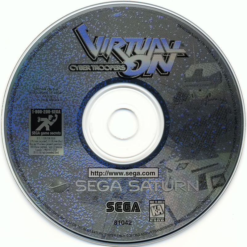Media for Cyber Troopers Virtual On (SEGA Saturn)