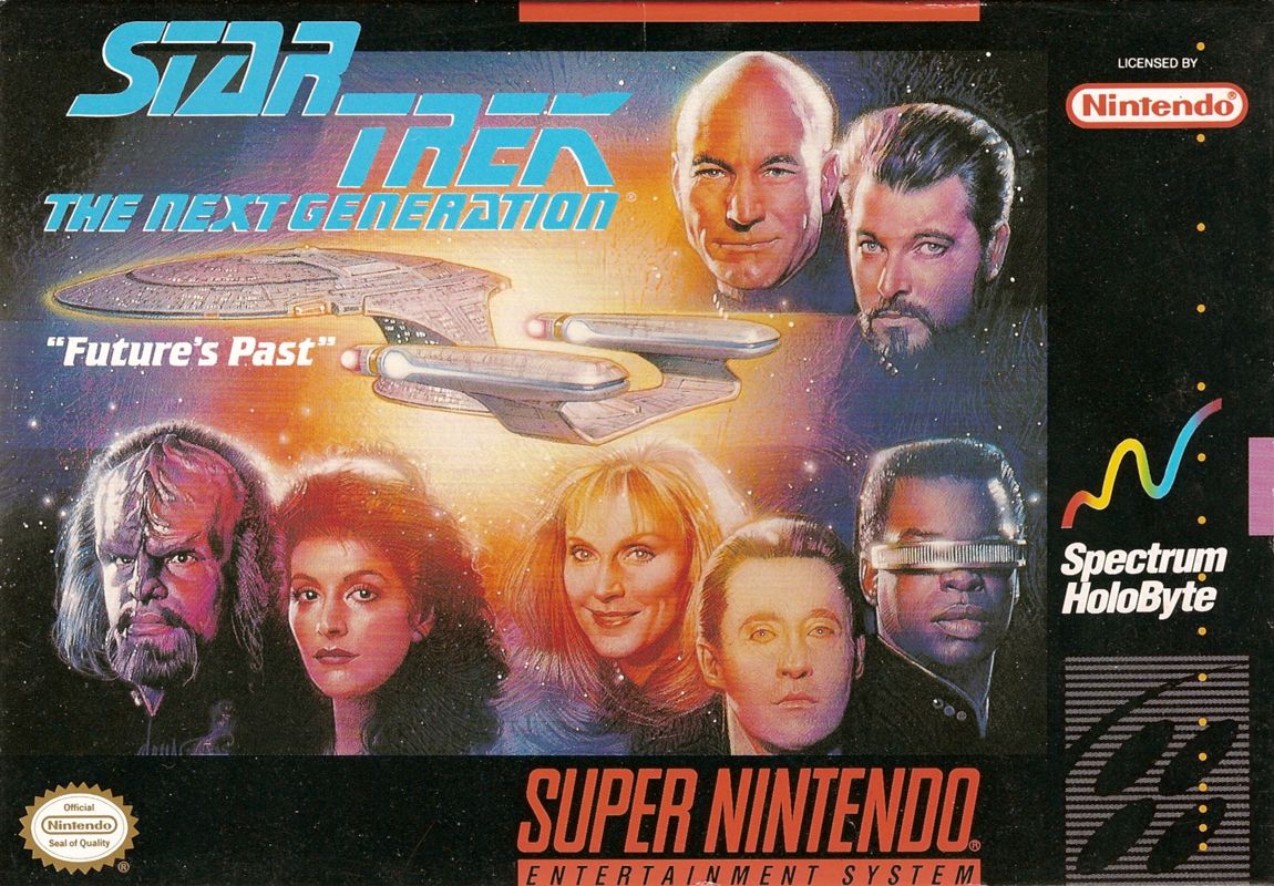 Front Cover for Star Trek: The Next Generation - Future's Past (SNES)