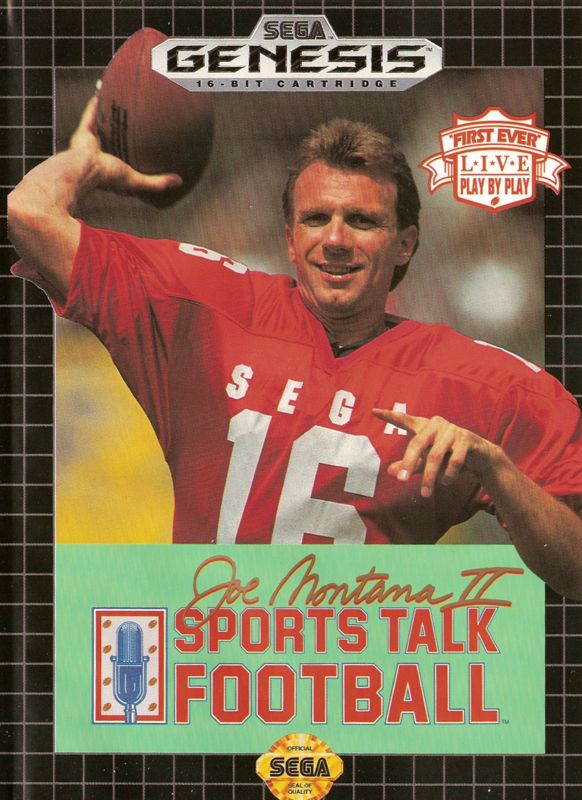 Front Cover for Joe Montana II: Sports Talk Football (Genesis)
