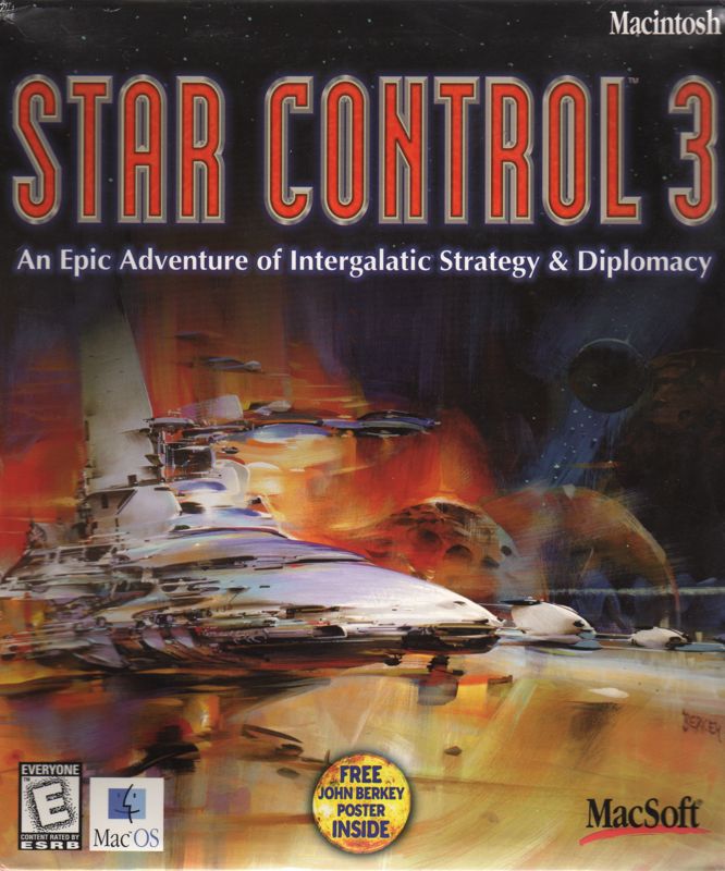 Front Cover for Star Control 3 (Macintosh)