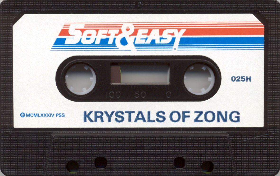 Media for Krystals of Zong (Commodore 64) (Soft & Easy release)