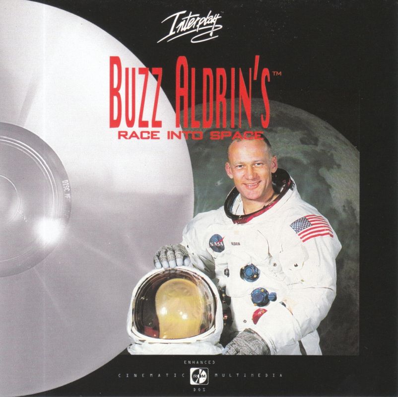 Other for Buzz Aldrin's Race into Space (DOS) (White Label Release): Jewel Case - Front