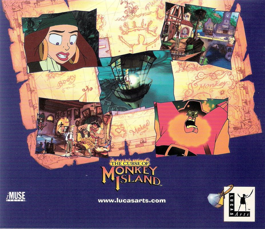 Other for The Curse of Monkey Island (Windows): Jewel Case - Back