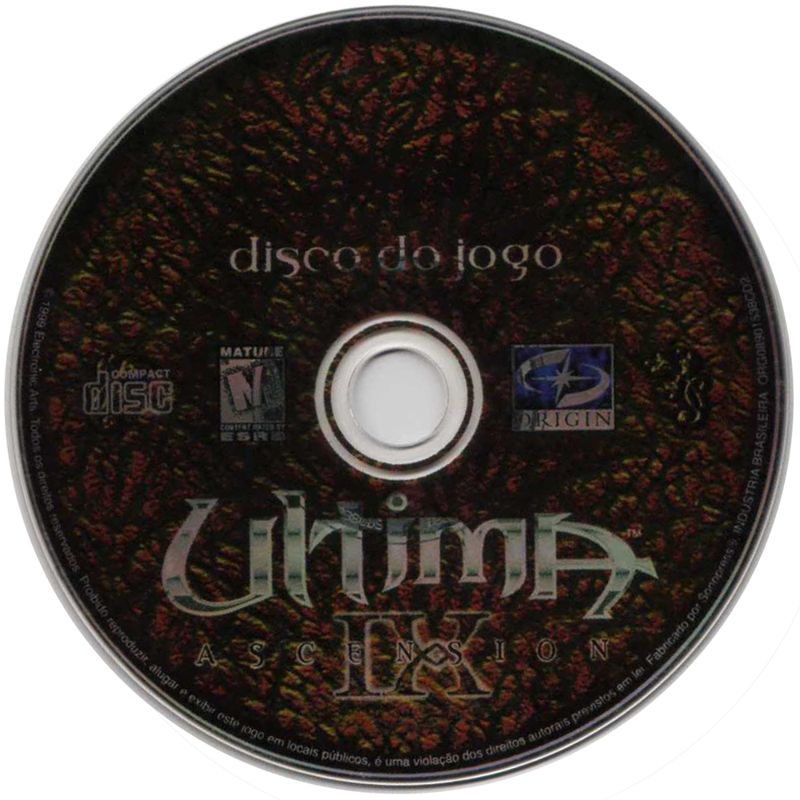 Media for Ultima IX: Ascension (Windows): Play Disc