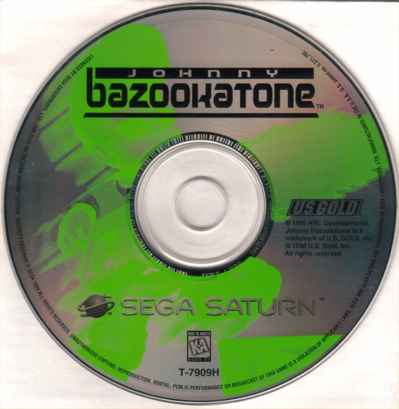 Media for Johnny Bazookatone (SEGA Saturn)