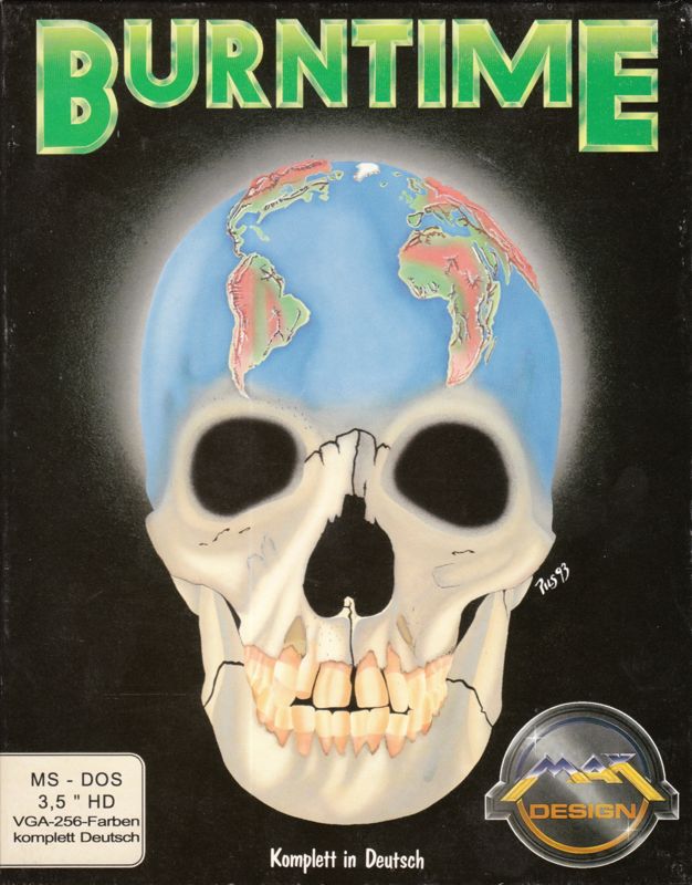 Front Cover for Burntime (DOS)