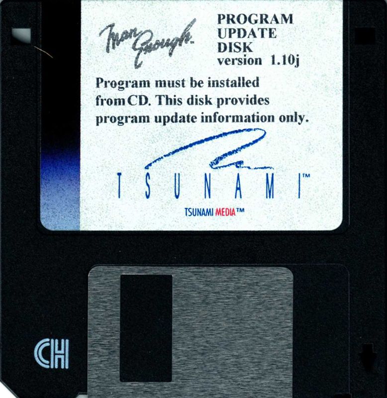 Media for Man Enough (DOS): Program Update Disk 1.10j
