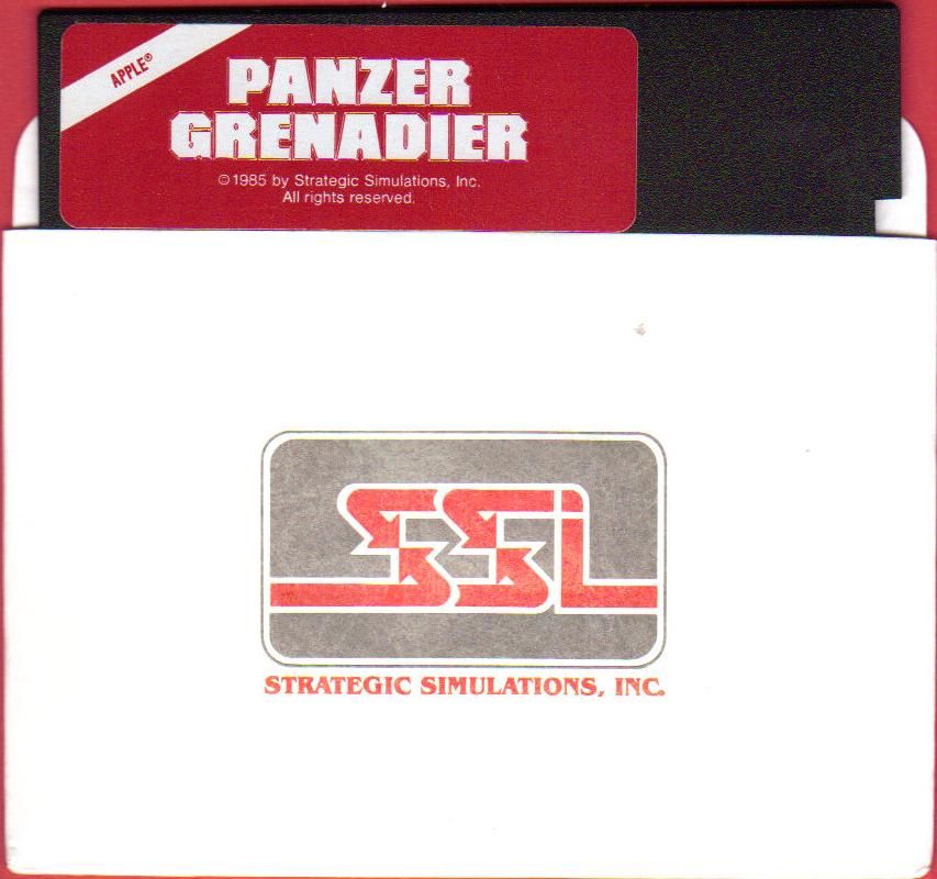 Media for Panzer Grenadier (Apple II)