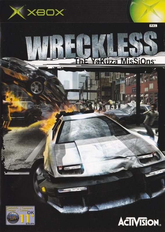 Front Cover for Wreckless: The Yakuza Missions (Xbox)
