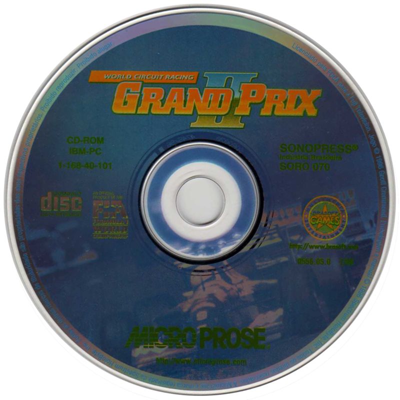 Media for Grand Prix II (DOS)