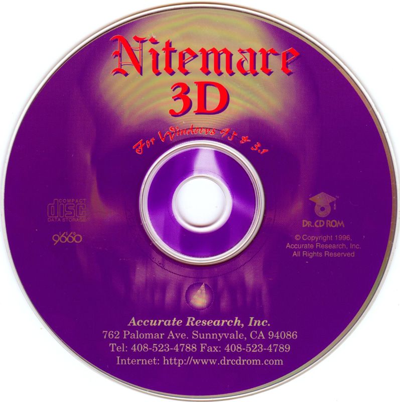 Media for Nitemare-3D (Windows 3.x)