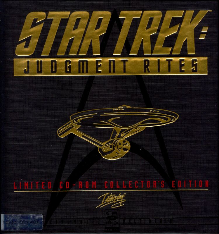 Front Cover for Star Trek: Judgment Rites (Limited CD-ROM Collector's Edition) (DOS)
