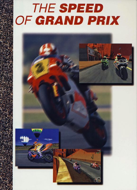 Inside Cover for Moto Racer (Windows): Left