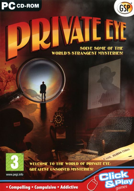 Front Cover for Private Eye: Greatest Unsolved Mysteries (Windows) (Alternate cover print)