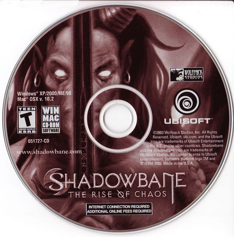 Media for Shadowbane: The Rise of Chaos (Macintosh and Windows)