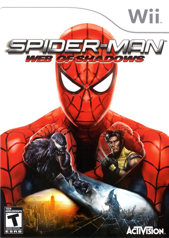 Front Cover for Spider-Man: Web of Shadows (Wii)