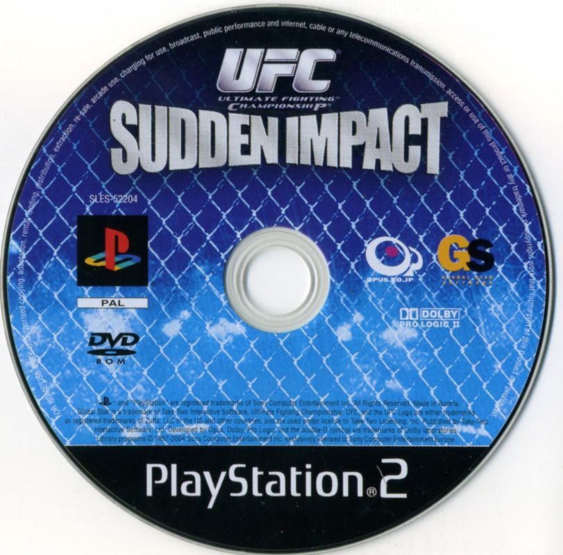 Media for UFC Sudden Impact (PlayStation 2)