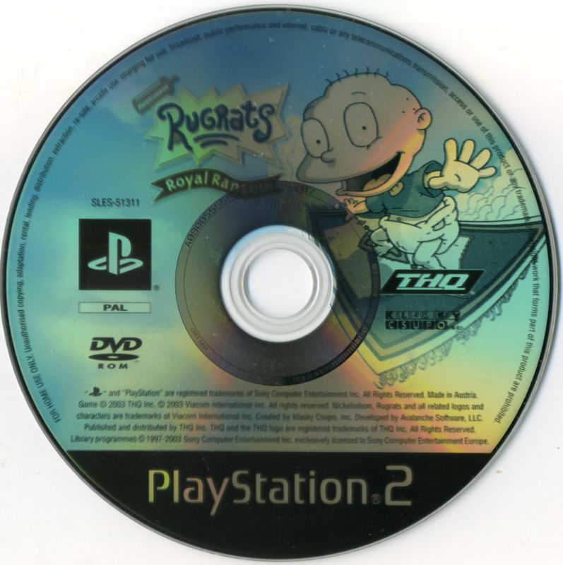 Media for Rugrats: Royal Ransom (PlayStation 2)