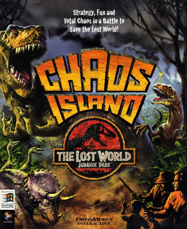 Front Cover for Chaos Island: The Lost World - Jurassic Park (Windows)