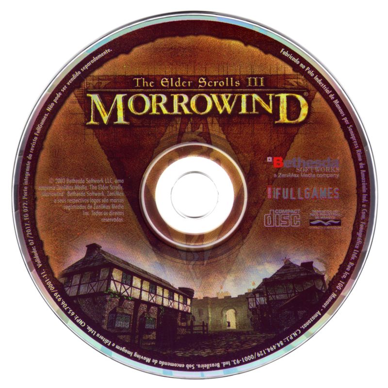 Media for The Elder Scrolls III: Morrowind (Windows) (Fullgames # 72 covermount)