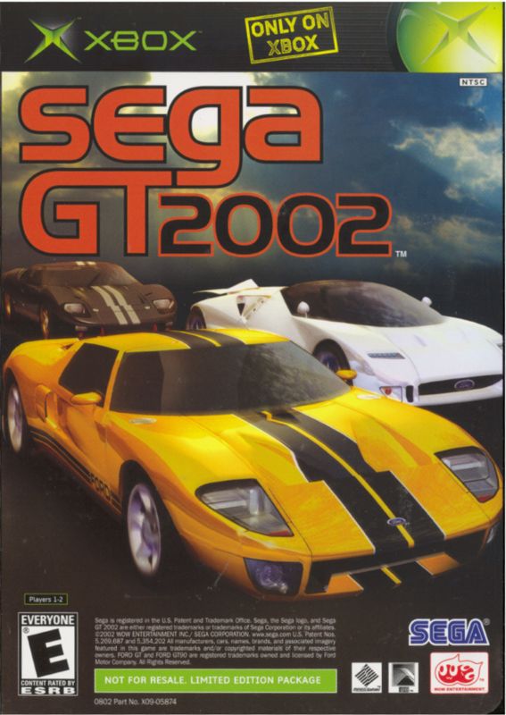 Front Cover for Sega GT 2002 / JSRF: Jet Set Radio Future (Xbox) (Xbox bundle)
