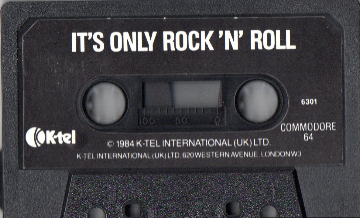 Media for It's Only Rock 'n' Roll (Commodore 64)