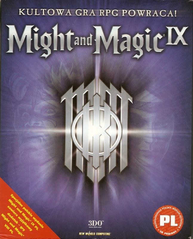 Front Cover for Might and Magic IX (Windows)