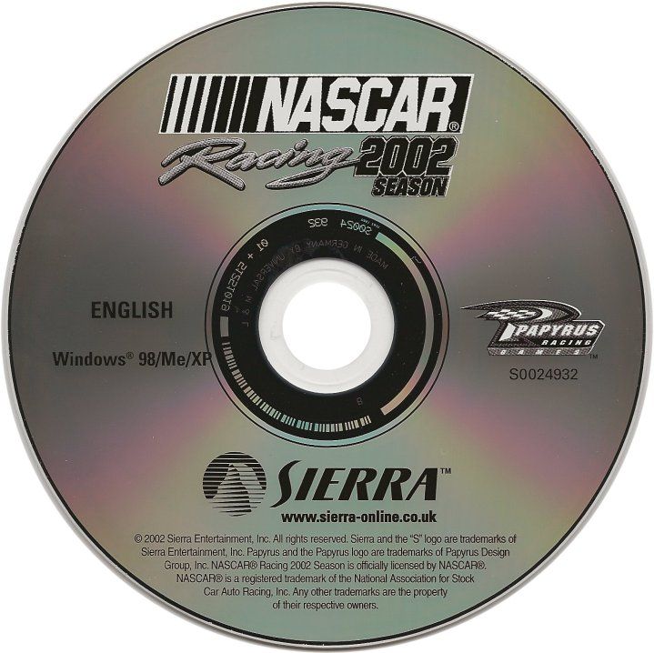 NASCAR Racing 2002 Season cover or packaging material - MobyGames