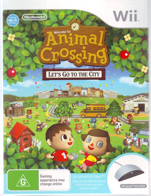 Front Cover for Animal Crossing: City Folk (Wii) (Wii Speak bundle)