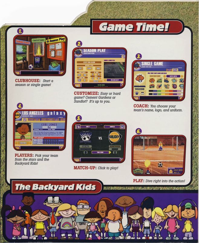 Backyard Soccer MLS Edition cover or packaging material MobyGames