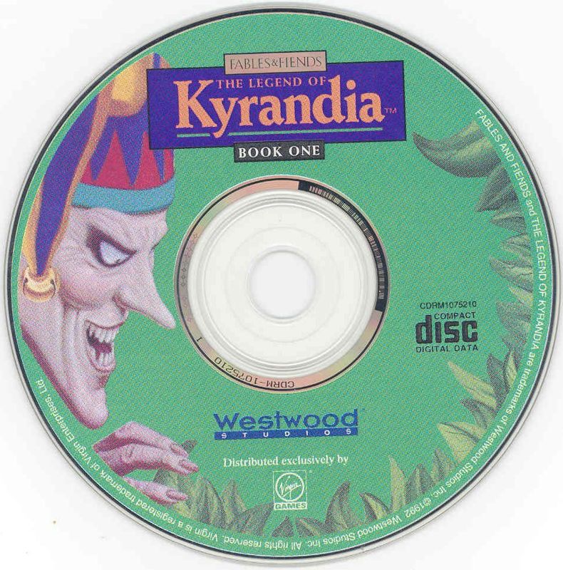 Media for Fables & Fiends: The Legend of Kyrandia - Book One (DOS) (CD-ROM release)