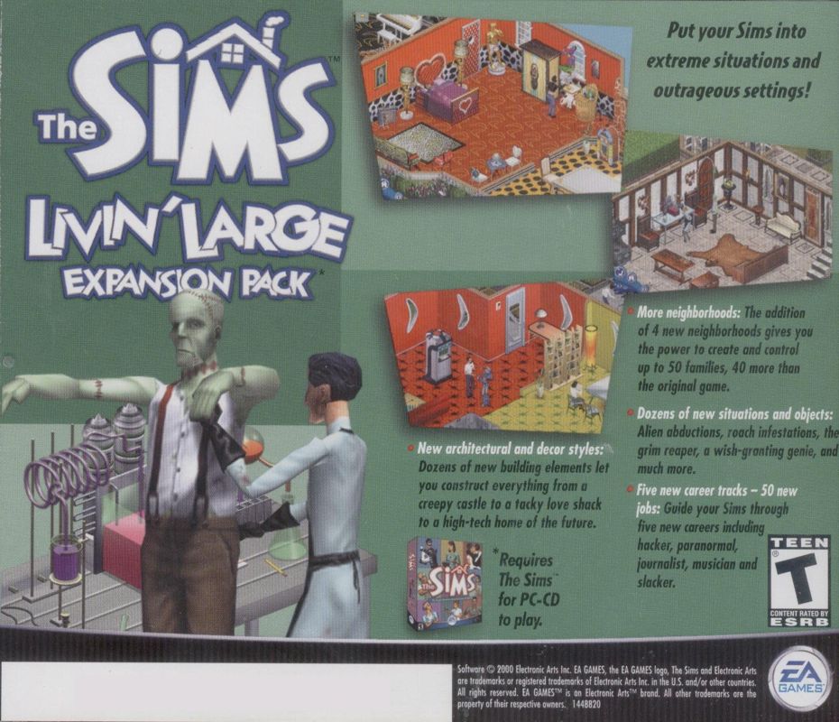 Other for The Sims: Vacation (Windows): Jewel Case - Back