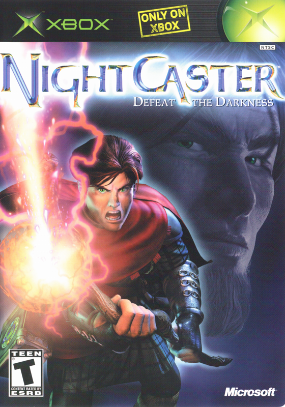 Front Cover for Nightcaster: Defeat the Darkness (Xbox)