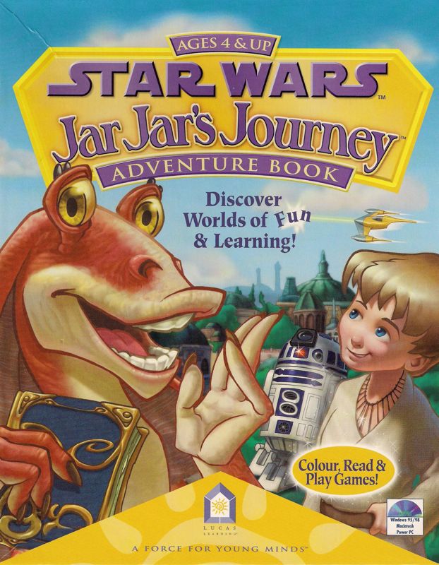 Front Cover for Star Wars: Jar Jar's Journey Adventure Book (Macintosh and Windows)