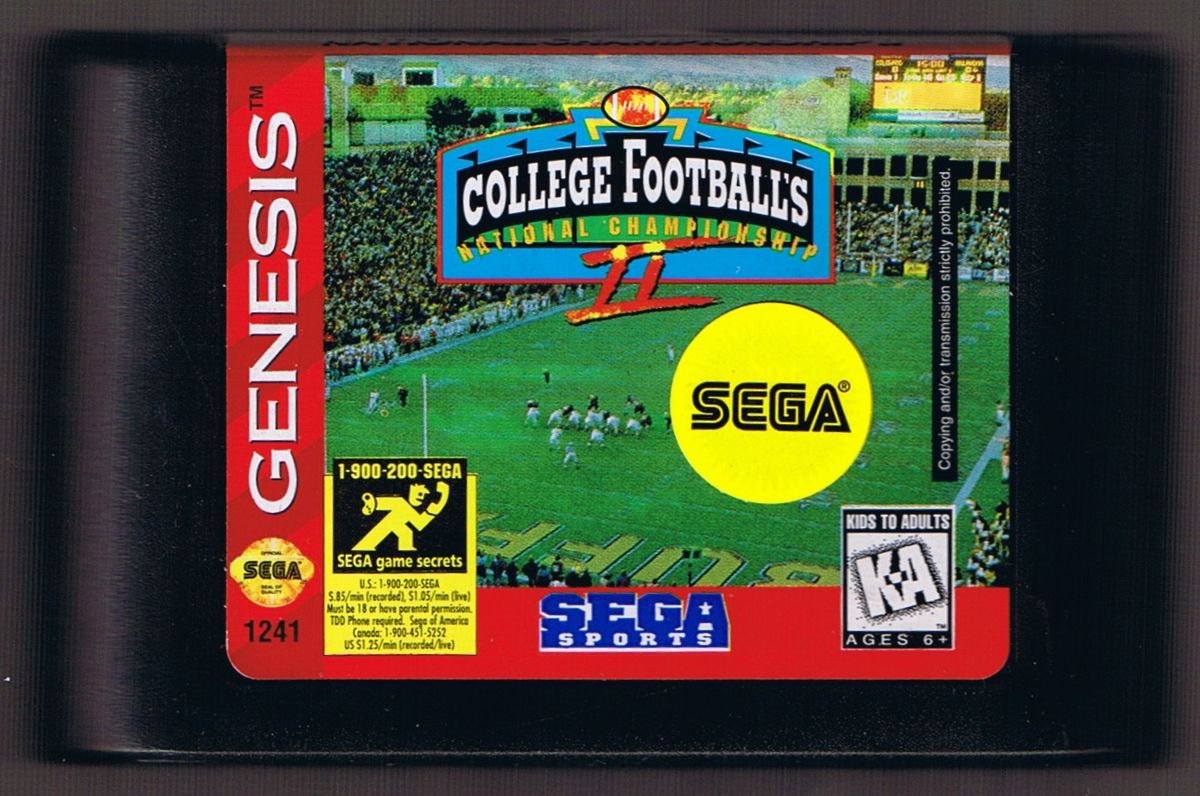 Media for College Football's National Championship II (Genesis)