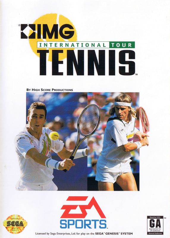 Front Cover for IMG International Tour Tennis (Genesis)