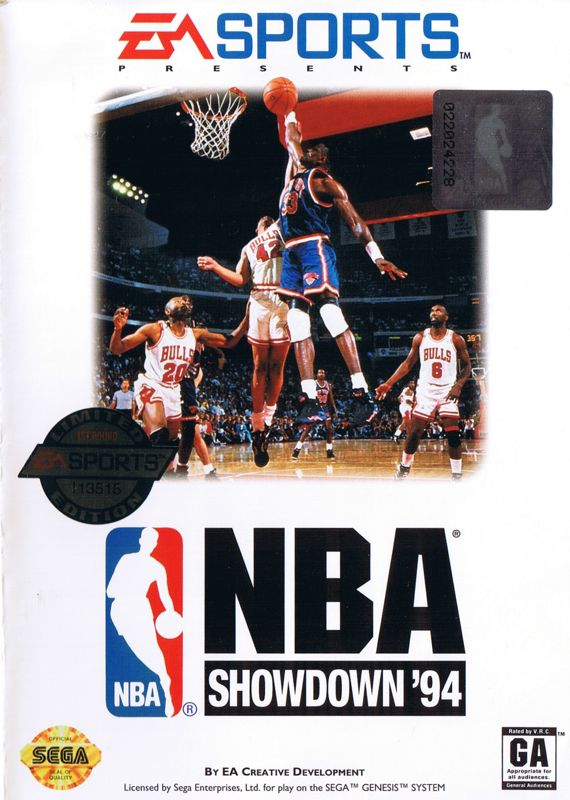 Front Cover for NBA Showdown (Genesis)