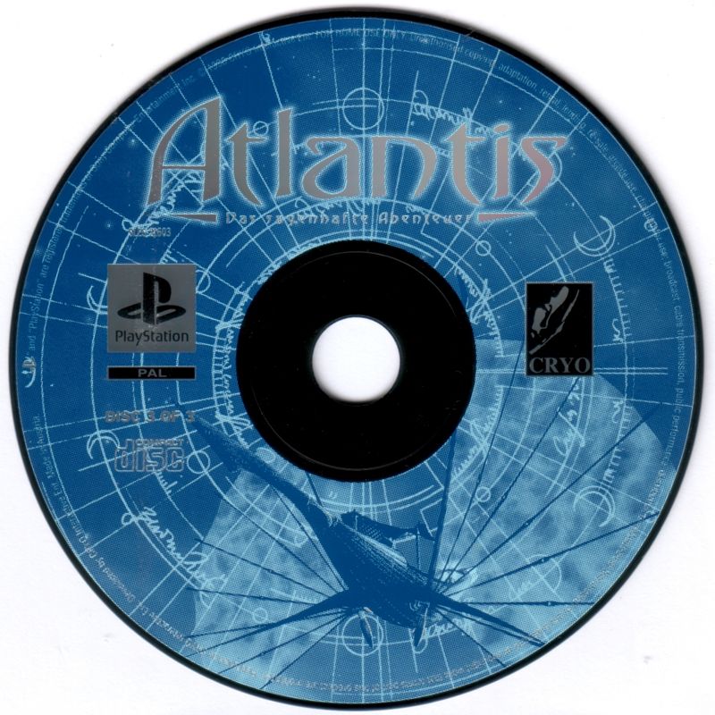 Media for Atlantis: The Lost Tales (PlayStation): Disc 3